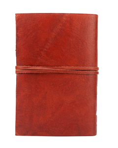 High Quality Genuine Leather Bound Journal Vintage Pattern <b>Diary</b> Wrap Around Strap Corporate Gift Manufacturer - Product Image 4