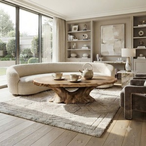 New Design 100% Solid Wooden <b>Coffee</b> <b>Table</b> Furniture Handcraft American Country Style Living Room Home Decor - Product Image 3