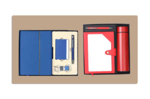 Juego de Regalo Corporativo Premium 3 en 1 de Cuero PU con Impresión Personalizada (Agenda, Bolígrafo y Botella de Agua) para Graduación y Año Nuevo Chino - Product Image 4