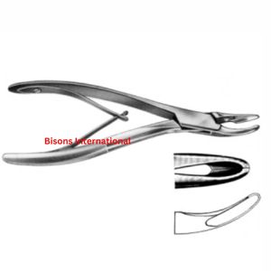 เครื่องมือผ่าตัดแบบใช้มือ บิสันส์ โฮลเซลล์ เชลล์ โบน รอนเจอร์ ทำจากสแตนเลสสตีล สำหรับศัลยกรรมกระดูกและทันตกรรม ได้รับการรับรองมาตรฐาน CE - Product Image 2