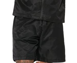 ชุดเซ็ตเสื้อแจ็คเก็ตกันลมและกางเกงขาสั้นลำลองสำหรับผู้ชายแบบใหม่ ผ้าโพลีเอสเตอร์/คอตตอน แห้งเร็ว สไตล์สตรีทแวร์ - Product Image 5