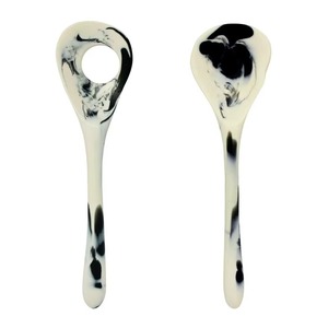 Cuillère de service réutilisable en résine artisanale de luxe TCE, écologique, vaisselle décorative, personnalisable, cadeau pour la maison, la salle à manger, l'hôtel, le café - Product Image 5