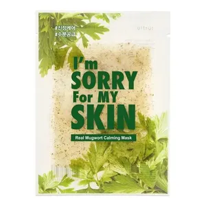 Ultru Quality Real Mugwort Calming Mask Sheet 1 Hoja para el cuidado de la piel I'm Sorry for My Skin - Product Image 1