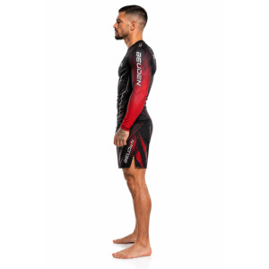 Conjunto de Rashguard y Pantalones Cortos de MMA Personalizados, Ropa de Compresión de Secado Rápido para Entrenamiento de BJJ, Gimnasio y Deportes - Product Image 2