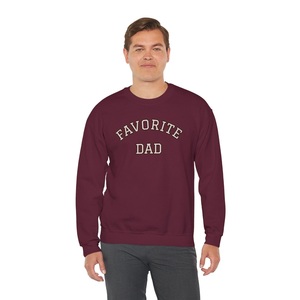 Sudadera Favorita de Papá, Cuello Redondo, Estilo Pullover Navideño, Regalo para Él - Product Image 4