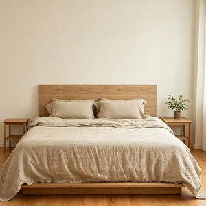 Parures de lit en lin 100% lin français, parures de couette écologiques pour la maison, service OEM - Product Image 1