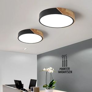 Moderna plafoniera con montaggio a filo a tamburo a LED dimmerabile con telecomando in stile moderno plafoniere a montaggio a filo - Product Image 3