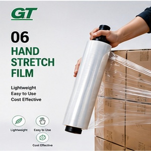 18 Mic LLDPE Soft Casting Transparent Moisture Proof Stretch Film for Pallet Wrapping Packaging <b>Shrink</b> Film Roll No reviews y - Product Image 2
