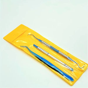 ชุดเครื่องมือตรวจฟัน 3 ชิ้น ทำจากสแตนเลส - Product Image 4
