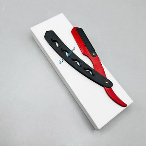 Wholesale Custom LOGO High Quality Stainless Steel Turkish <b>Razor</b> Mustache Design Straight Barber <b>Razor</b> - Product Image 5