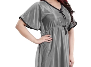 Caftán marroquí hecho a mano, vestido caftán con mangas anchas tipo murciélago, cuello en V, poliéster, corte regular, informal, para fiesta de noche, ropa de dormir. - Product Image 2