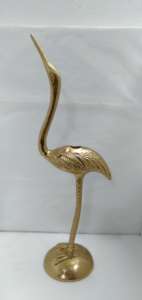 Figurines d'animaux élégantes en métal, finition argent et or, décoration pour salon et couloir - Product Image 4