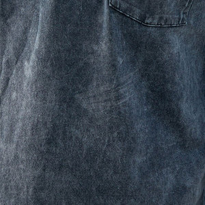 T-shirts pour hommes de qualité supérieure, style délavé à l'acide, logo personnalisé, 100% coton respirant, vente en gros, col rond, coupe classique, HAWK - Product Image 6