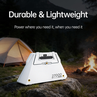 Batterie externe portable 27000mAh 99Wh, charge rapide Star Link Mini, haute capacité, sortie DC 87W, design à clipser, 1/4 pouce