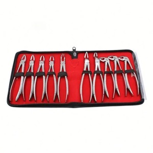 BAFA SURGICAL INSTRUMENTS 10 PCS Manual Dental Extraction Forceps <b>Pliers</b> Kit Stainless Steel Adults Dentist Tool Orthodontic CE - Product Image 1