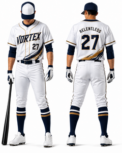 Premium Baseball Uniform Custom Design Jersey and Pants Set - Product Image 2