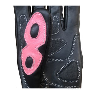 Gants de moto pour femmes de qualité supérieure avec protection des articulations, en cuir durable, antidérapants, respirants et antichocs - Product Image 1