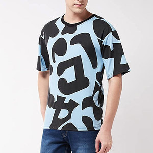 Best Latest Design Stylish Regular Fit Casual T-<b>Shirt</b> for <b>Men</b> Quick Dry Breathable Durable <b>Silk</b>/Cotton Eco-Friendly Outdoor Wear - Product Image 5