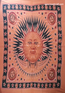 Tapiz Indio Mandala con Diseño de Elefante, Estilo Hippie Bohemio para Colgar en la Pared - Product Image 4