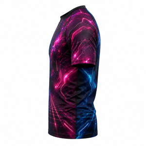 T-shirt de compression respirant anti-UV pour femme, manches courtes, haut de sport athlétique, séchage rapide, Spandex/Nylon, entraînement en salle de sport, fitness - Product Image 3