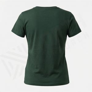 T-shirt personnalisable à manches courtes pour femme, en tissu satiné de polyester de haute qualité, idéal pour les événements, vente en gros promotionnelle - Product Image 2