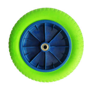 Neumático Utilitario Antipinchazos Fabricado en Vietnam, Rueda de Poliuretano y Acero para Carretilla, Carro de Jardín, Carretilla de Carga, Ruedas de 14 Pulgadas 325 8 200lbs - Product Image 1