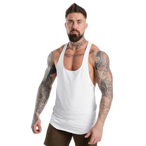 Gym Fitness Training Crop Stringer for Men Sleeveless <b>Muscle</b> Fit Tank Top Bodybuilding Workout Athletic <b>Vest</b> - Product Image 1