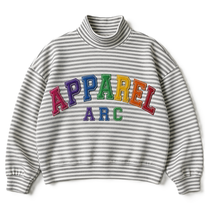 Sweat-shirts à capuche décontractés pour femmes, avec appliques brodées en tissu vintage personnalisées, épaules tombantes, multicolores, avec patchs - Product Image 1