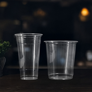 Gobelets jetables transparents QUANG QUAN, fabricant, 95 mm, PP/PET, 360 ml/500 ml/700 ml, à paroi simple, pour boissons froides, jus, café - Product Image 6