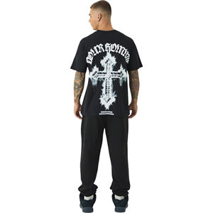 Camisetas Personalizadas Bordadas de Manga Corta para Hombre, Talla Grande, de Algodón/Fibra de Bambú, Secado Rápido, Transpirables, Precio al por Mayor - Product Image 2