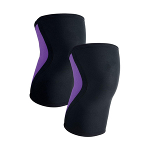 Color Accent Knee Compression Sleeve Men Women <b>Gym</b> Running Basketball Neoprene <b>Support</b> Joint Pain Relief Sports Style - Product Image 4