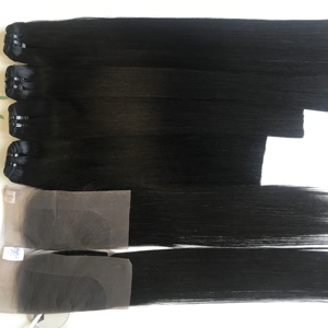 Venta al por mayor 100% cabello humano alto estándar onda natural trama calidad de lujo de Vietnam cabello crudo vietnamita - Product Image 4