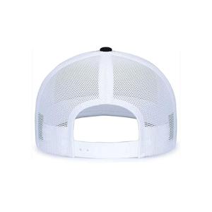 Wholesale Customize 5-Panel Trucker <b>Hats</b> Black and <b>White</b> Blank Hard Common Fabric High Quality Baseball Caps - Product Image 6