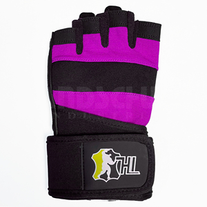 Wholesale Custom Logo Hand Grips Half Finger Gym <b>Gloves</b> Adjustable Wrist Strap Unisex Sports Fitness Bodybuilding Weight Lifting - Product Image 5