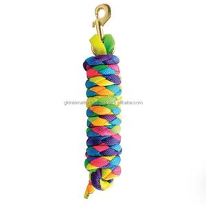 Ecuestre hecho en Indio de alta calidad al por mayor cuerda algodón PP caballo plomo cuerda caballo rienda colorida - Product Image 4