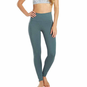 Leggings de yoga taille haute croisée pour femme, effet ventre plat, extensibles, respirants, sans coutures - Product Image 6