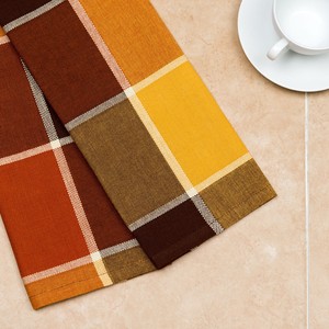 Serviette de cuisine carrée imprimée en coton 100% tissé, écologique, lavable en machine - Product Image 6