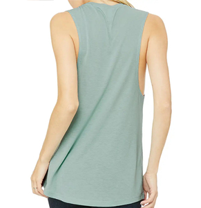 Wholesale Custom Red Gym <b>Singlet</b> Workout <b>women's</b> breathable Sports Yoga Fitness Tank Tops For <b>Women</b> Reasonable Price 2025 - Product Image 6