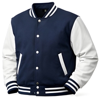Veste universitaire en molleton de coton avec broderie de patchs personnalisés, style streetwear, qualité supérieure, commande en gros