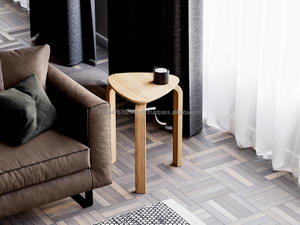 Modern Solid Oak Bedroom <b>Side</b> <b>Table</b> <b>with</b> <b>Storage</b> Handmade Minimalist Design <b>for</b> <b>Living</b> <b>Room</b> - Product Image 6