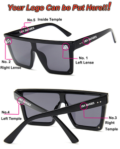10242 New Fashion Street Shooting Retro Personality Shades Custom Logo Small Cat Eye Frame Vintage Women Men <b>Sunglasses</b> - Product Image 6