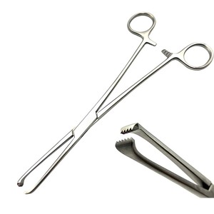 Pinces Allis robustes en acier inoxydable, instrument de maintien des tissus avec verrouillage à cliquet pour usage chirurgical - Product Image 4