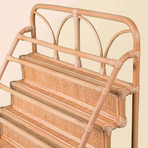 Estantería infantil de ratán natural al por mayor, decoración de estilo rústico para habitación infantil/dormitorio, buen precio desde Vietnam - Product Image 3