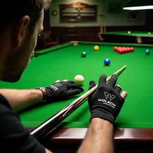 Guantes Profesionales de Snooker Transpirables para un Control Suave del Taco, Accesorio Deportivo de Billar para Entrenamiento Diario - Product Image 5