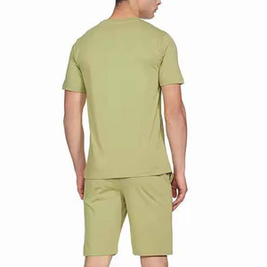 Ensembles t-shirts et shorts à séchage rapide, style décontracté, pour usage quotidien, grandes tailles, couleur unie, pour adultes - Product Image 3