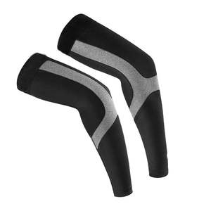 Manchons de compression Winton Impex noirs à blocs de couleur, ajustement anatomique, rafraîchissants, protection solaire, unisexe, pour le sport, la course et la gym - Product Image 4