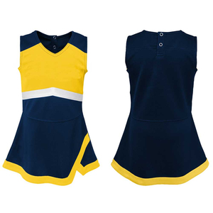 Uniforme de cheerleading moderne pour femmes, personnalisé en tissu polyester, costume d'équipe de danse scolaire, haut dos nageur, jupe à taille élastique 2026 - Product Image 1