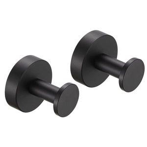 2 Pack nero opaco appendiabiti con Base rotonda - Product Image 1