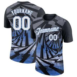 Nouveau design de maillot de basket sublimé unisexe à col rond et manches courtes, en polyester respirant avec imprimé géométrique - Product Image 1