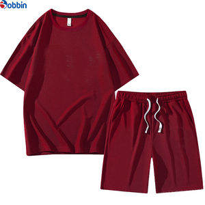 Conjunto de Verano Personalizado de Ropa Urbana para Hombre, Camiseta de Cuello Redondo con Estampado de Alta Calidad y Pantalones Cortos Transpirables para Hombre - Product Image 5